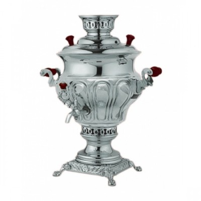 Самовар угольный 5,5 л Никель (С.MOMTAZ/1) 