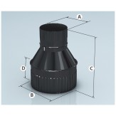 Дымоход Agni старт-сэндвич К эмалированный d-200*280мм