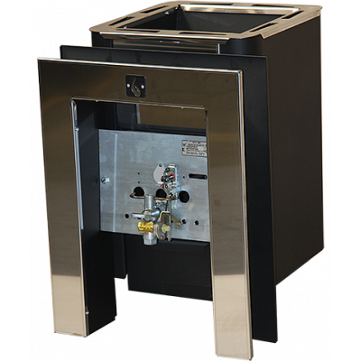 Термофор 12 У антрацит (с газ.горелкой +портал) печь для бани