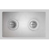 Плита двухконфорочная П2-1 (Б) 585х340 мм