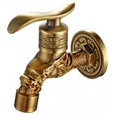 Кран для турецкой бани Bronze de lux, бронза 1/2" (Длина 93 мм) арт 21974