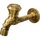 Кран для турецкой бани Bronze de lux, бронза  1/2" (Длина 139 мм) арт. 21594