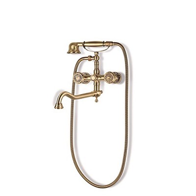 Душевой смеситель Bronze de Luxe 1/2"с лейкой (излив 25см.) арт 10119D