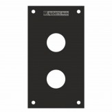 Декоративная панель Паромакс под две кнопки.