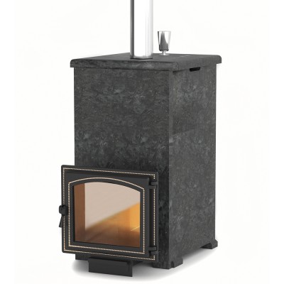 Печь для бани в облицовке Легенда Русский пар 18 (240) NEXT Пироксенит