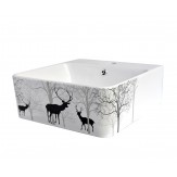 Раковина керамическая чаша Black Deer