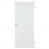 Дверь Harvia ALU 8x21, стекло прозрачное, коробка белая, алюминий
