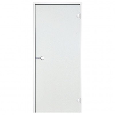 Дверь Harvia ALU 9x21, стекло прозрачное, коробка белая, алюминий