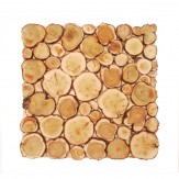 Панно из спилов можжевельника 400x400
