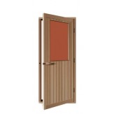 Дверь для бани и сауны Sawo 735-4SGD-R кедр, с порогом, с окошком из стекла, правая