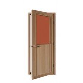 Дверь для бани и сауны Sawo 735-4SGD-R кедр, с порогом, с окошком из стекла, правая