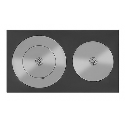 Плита усиленная двухкомфорочная Везувий 4В