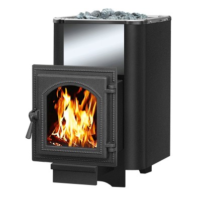 Везувий Сенсация 12 Антрацит (220) печь для бани чугунная