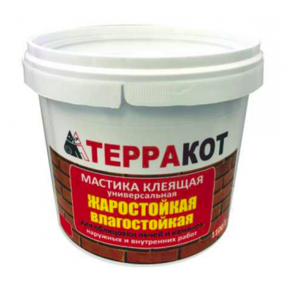 Мастика клеящая влагостойкая, жаростойкая "Терракот" 20 кг