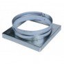 Гофра для вентиляции 1-3 метра, ⌀100 мм, алюминиевая сталь, 0.5 мм