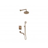 Комплект для душа встраиваемый с изливом Круг Bronze de lux арт.10137R коллекция Windsor