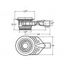 Трап Advantix Top без решетки D50-1.2 л/с М.491410 арт. 661762