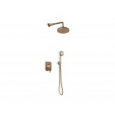 Комплект для душа лейка Круг Bronze de lux арт.10138R коллекция Windsor