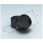 Заглушка глухая М Agni эмалированная, d=120 сталь 0,8мм