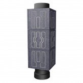 Облицовка чугунной трубы Атмосфера, Талькохлорит узор №7