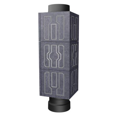 Облицовка чугунной трубы Атмосфера, Талькохлорит узор №7