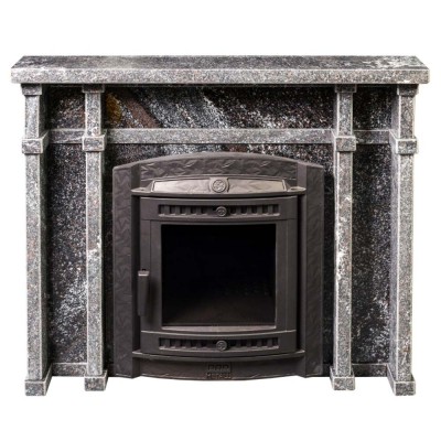 Портал для печей Атмосфера из натурального камня (амфиболит)