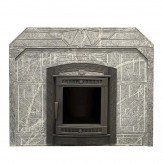 Портал для печей Атмосфера из натурального камня (талькохлорит узор №7)