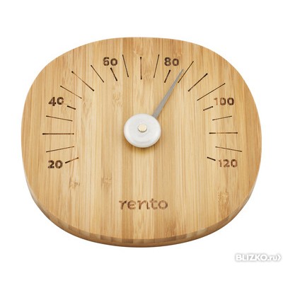 Tammer-Tukku Термометр бамбуковый круглый для сауны Rento, артикул 207964