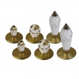 Набор светодиодных кристалов Cariittii Crystal Kit 6 (2 х CR-12, 2 х CR-16 и 2 х CR-31) Хром 1532621 