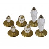 Набор светодиодных кристалов Cariittii Crystal Kit 6 (2 х CR-12, 2 х CR-16 и 2 х CR-31) Золото 1532622