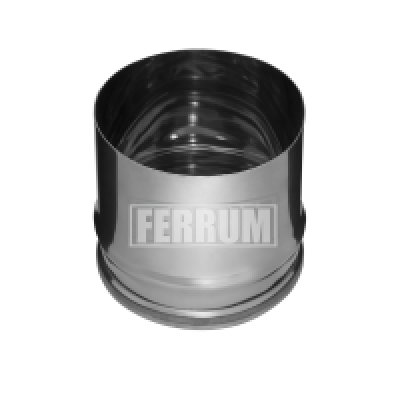 Заглушка для ревизии (внутренняя) Ferrum Ф=115 мм из стали AISI 430