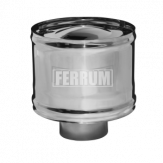 Зонт-Д с ветрозащитой Ferrum d=115 мм из стали AISI 430 0,5мм