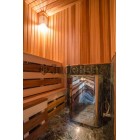 Наши работы: сауна с отделкой из абаша и кедра