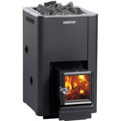 Печь для бани и сауны Harvia 20 SL Boiler (выносная топка, теплообменник)