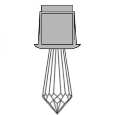 Светильник для турецкой парной Кристалл-бриллиант длинный Harvia ZVK-534