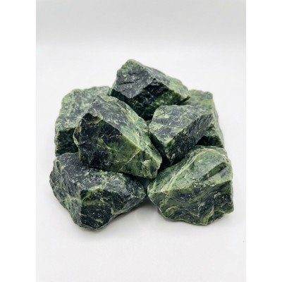 Змеевик колотый мелкая фракция 1 кг,  комплект камней 10 кг