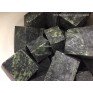 Нефрит кубики шлифованные для бани и сауны, 1 кг