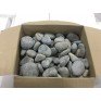 Серпентинит шлифованный средняя фракция для бани и сауны, 1 кг комплект камней 10кг