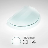 Стекло напольное СП4 под печь 1100*850