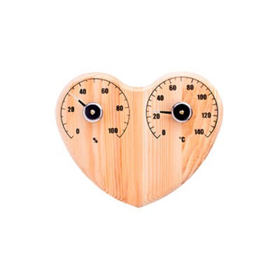 Термометр для сауны СБО-3тг банная станция+гигрометр "сердце"