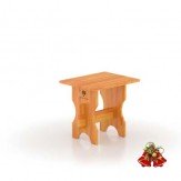 Скамейка для бани деревянная из лиственницы 500*400