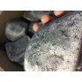 Нефрит идеально шлифованный крупная фракция (тёмно-болотный) для бани и сауны, 1 кг