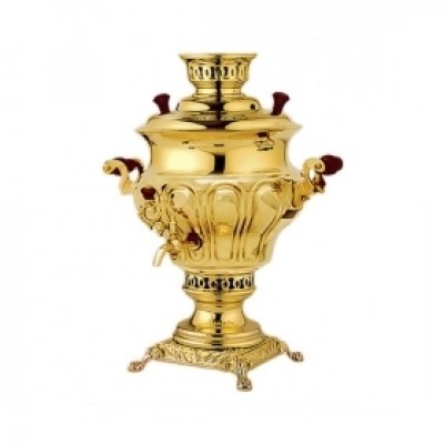 Самовар угольный 5,5 л Латунь (С.MOMTAZ/3) 