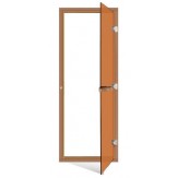 Дверь для сауны и бани Sawo 730-4SGD стекло бронза, коробка из кедра, с порогом