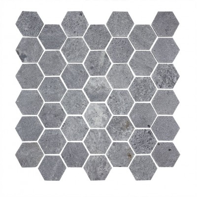 Плитка мозаика из талькомагнезита TulikivITK-243 гексагональная 1м2