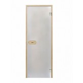 Дверь стеклянная HARVIA D82102L коробка ольха, стекло серое