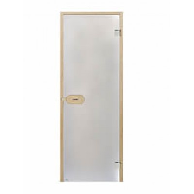Дверь стеклянная HARVIA D82102L коробка ольха, стекло серое