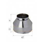 Конус Ferrum d=150*210 мм из стали AISI 430 0,5 мм