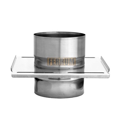 Монтажная площадка Ferrum одностенная AISI 430 0,8 мм Ф115 мм