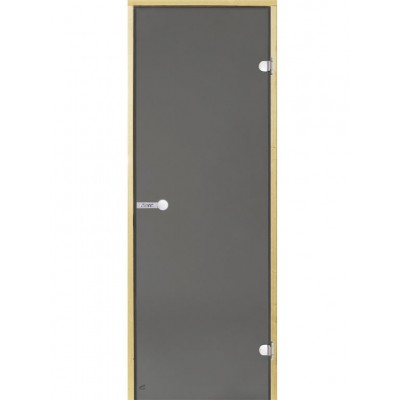 Дверь для сауны Harvia D81902L коробка ольха, стекло серое  